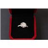 Image 2 : ^3.00 CT CRA Certified Round Brilliant Cut Moissanite Stone VVS D Color Set in Center in 925 Silver 