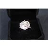 Image 6 : ^10.00 CT GRA Certified Round Brilliant Cut Moissanite VVS D Color Set in 925 Silver Ring - Retal Va