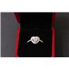 Image 2 : ^1.50 CT GRA Certified Heart Shaped Cut Miossanite VVS D Color with 31 Round Cut Cubic Zirconium Set