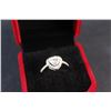 Image 6 : ^1.50 CT GRA Certified Heart Shaped Cut Miossanite VVS D Color with 31 Round Cut Cubic Zirconium Set