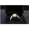 Image 6 : ^ 3.00 CT GRA Certified Round Brilliant Cut Moissanite VVS D Color Set in Center with 50 Round Cut C