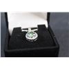 Image 7 : ^1.00 CT GRA Certified Round Brilliant Cut Moissanite VVS Green Color with 30 Round Cut Cubic Zircon