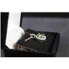 Image 8 : ^1.00 CT GRA Certified Round Brilliant Cut Moissanite VVS Green Color with 30 Round Cut Cubic Zircon