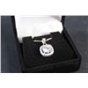 Image 9 : ^1.00 CT GRA Certified Round Brilliant Cut Moissanite VVS D Color with 25 Round Cut Cubic Zirconium 