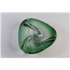 Image 2 : Val St Lambert Green Art Glass Bowl