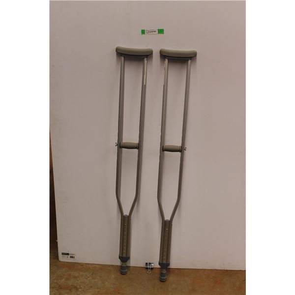 *(2) Adjustable Crutches - 53" Long