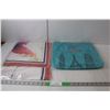 Image 1 : Teal Let's Go Anywhere Tote Bag & Mirage White Scarf- Sealed