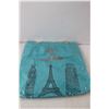 Image 3 : Teal Let's Go Anywhere Tote Bag & Mirage White Scarf- Sealed