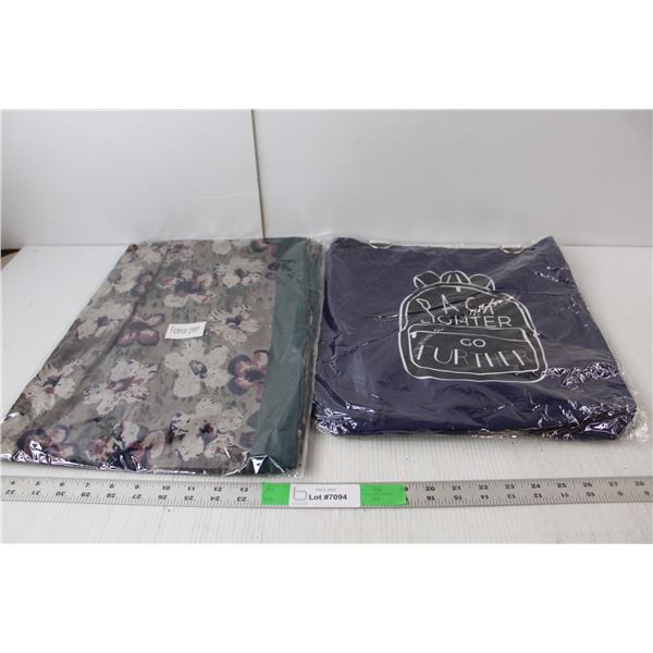 Navy Pack Lighter Go Further Tote Bag & Florence Green Scarf- Sealed