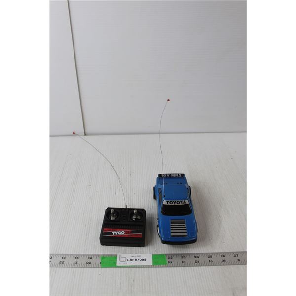 Toyota 16V MR2 RC Car 7.5" Long with Remote- As Is, Needs Batteries