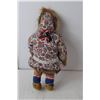 Image 2 : Stuffed Eskimo Doll 14" Tall