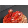 Image 4 : Jeanette Amerina Glass Swan Powder Dish - Approx. 5" Tall