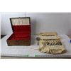 Image 1 : Silver Plated Cutlery: Community Plat & W.Rogers Assortment w/Storage Box