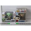 Image 1 : (2) Funko Pop Figurines- # 895 Billy Madison 4" Tall & #584 Grogu Bobblehead 4" Tall NIB