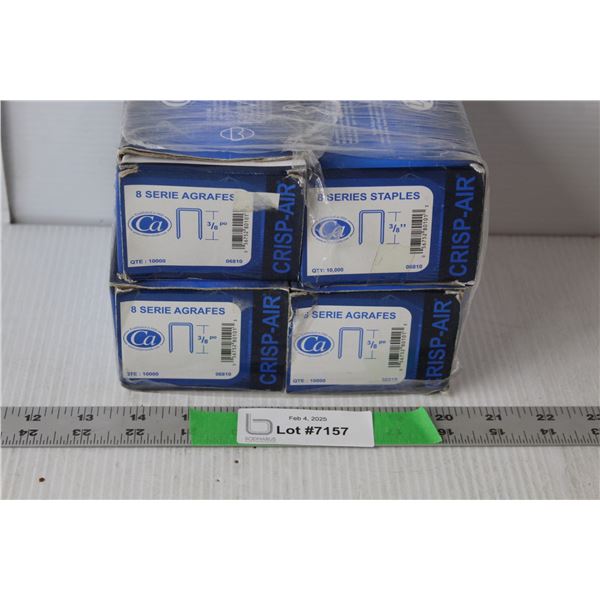 (4) Packs of 8 Series 3/8" Staples