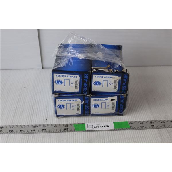 (4) Packs of 8 Series 3/8" Staples