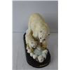 Image 3 : B6 Balance Charger- Powers On, Resin Polar Bear & Cub Statue 7" Tall
