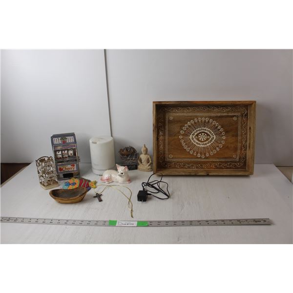 Wood Tray, Asakuki Diffuser-Powers On, Mini Slot Machine, Misc.