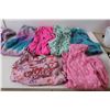 Image 2 : Girls Pyjama Lot- Pants, Shirts, Dress- 7/8 & 10/12, Toddler Shoes-8