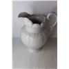 Image 5 : Alfred Meakin Porcelin Pitcher & Basin- Small Hairline Crack In Basin