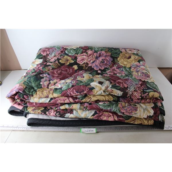 Floral Themed Quilt- 115'' x 93''