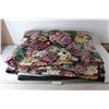Image 1 : Floral Themed Quilt- 115'' x 93''
