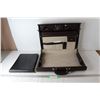 Image 1 : Combination Briefcase- As Is, Leather Like Binder