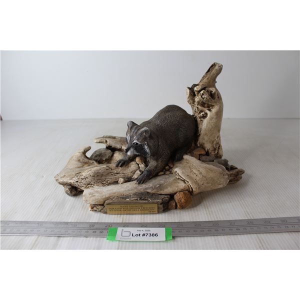 Ducks Unlimited Limited Edition Sculpture, Erna Reddekop 256/ 800 Ornament- 5.5'' Tall