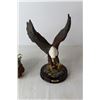 Image 2 : Canadian Wilderness Eagle Ornament- 9'' Tall, (3) Birds In Tree Ornament