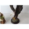 Image 4 : Canadian Wilderness Eagle Ornament- 9'' Tall, (3) Birds In Tree Ornament