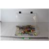 Image 1 : Bass Pro Shops Fishing Tackle Tray w/ Various Fishing Tackle