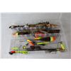 Image 2 : Bass Pro Shops Fishing Tackle Tray w/ Various Fishing Tackle