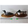 Image 1 : (2) Ducks Unlimited Saskatchewan Artist Bird Ornaments- (1) Has Chip On Beak