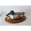 Image 4 : (2) Ducks Unlimited Saskatchewan Artist Bird Ornaments- (1) Has Chip On Beak