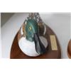 Image 6 : (2) Ducks Unlimited Saskatchewan Artist Bird Ornaments- (1) Has Chip On Beak