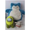 Image 2 : (7) Stuffies- Pokémon, Among Us, Star Wars, Squishmallows