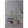 Image 2 : Nail Craft Supplies with Clear Tote- Glitter, Stickers, UV Top Coat, Misc.