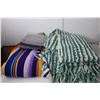 Image 2 : (3) Throw Blankets, (3) Bath Towels, Bath Mat, Swimming Aid 30-50 Lbs.