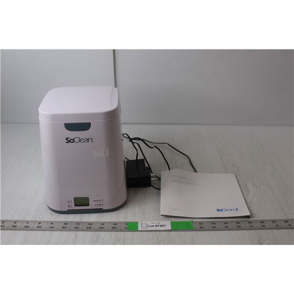 So Clean 2 Automated PAP Disinfecting System, Powers On