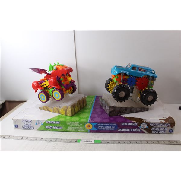 (2) Dino Bots- Mud Runner & Night Crawler, Working