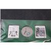 Image 3 : Saskatchewan Roughriders 2012 Grey Cup 25 Cent Coin & Stamps