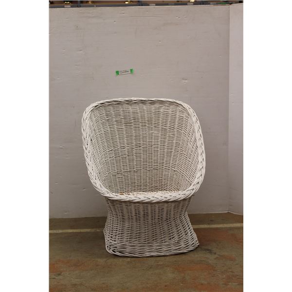 *Wicker Chair 28'' x 25'' x 25''