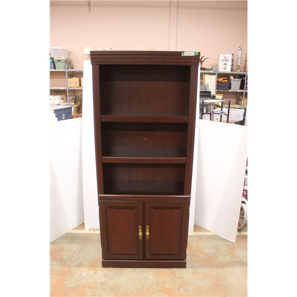 *Pressed Wood Book Shelf/Cabinet 71'' x 30'' x 12''