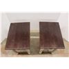 Image 3 : *(2) Wooden End Tables with Drawer 22 1/2'' x 16 1/2'' x 21 1/2''