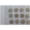Image 4 : (15) 1968 Canadian 25 Cent Coins