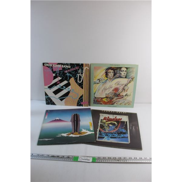 (4) Vinyl Records - Greg Kihn Band, Steve Hackett and Thomas Dolby