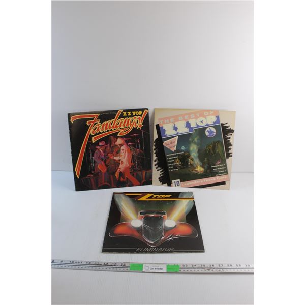 (4) ZZ Top Vinyl Records