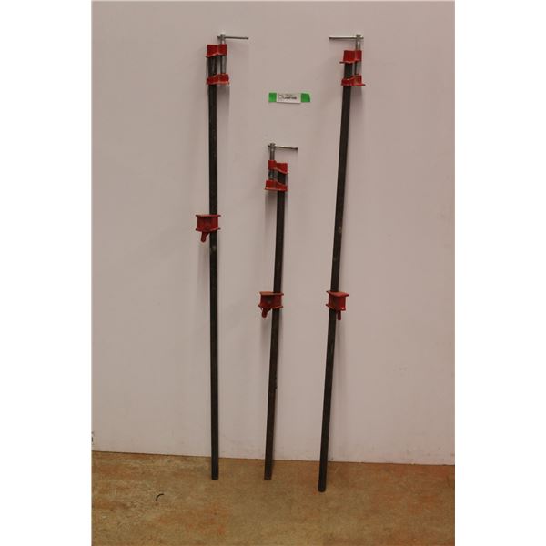 *(3) Bar Clamps 36'' & 49'' H