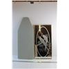 Image 1 : Small Ironing Board 30'' x 12'' and Framed Parrot Print Mirror 24'' x 12''