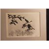 Image 3 : (2) Framed Migrating Geese Art Prints 18 1/2'' x 15 1/2''